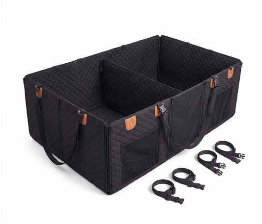 The Solid-Base Dog Car Hammock
